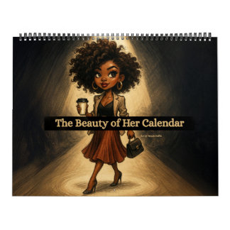 Large Black Woman Calendar 2026 Kalender