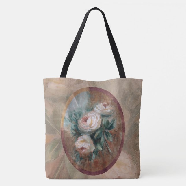 Large Blessed Chickadee tote (special edition) Tygkasse (Baksida)