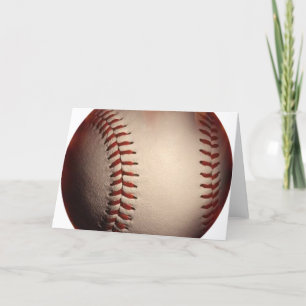 Large Burning Baseball Kort