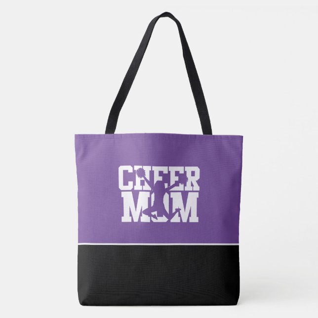 Large Cheer Mamma Tote Bag Tygkasse (Framsida)