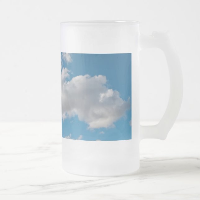 Large cloud frostat ölglas (Höger)