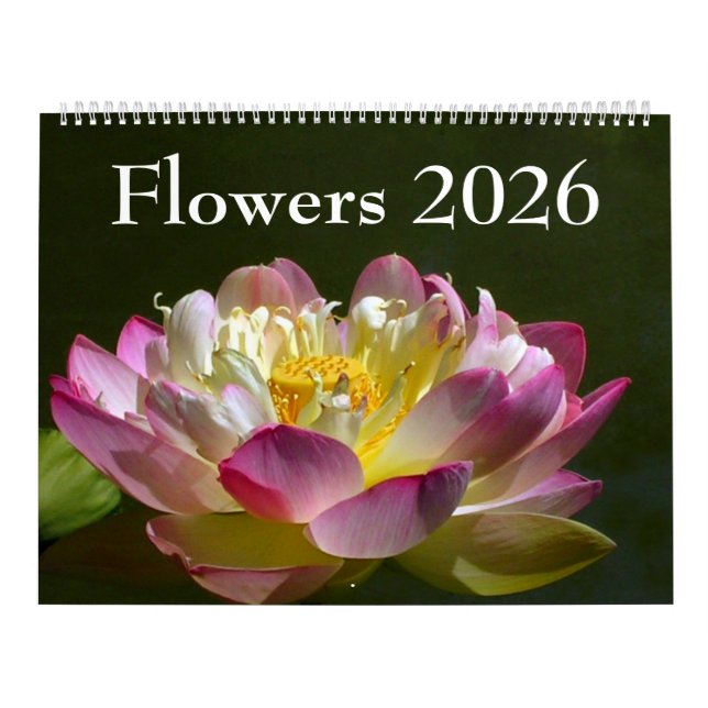 Large Flowers 2026 Calendar Kalender (Omslag)