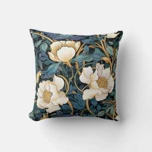 Large Flowers William Morris Inspired Dekorativ ku Kudde