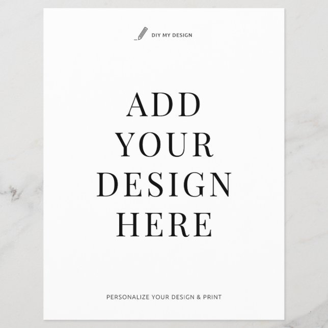 Large Flyer Printing 8.5x11" Business Flat Leaflet (Framsidan)