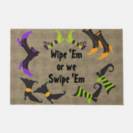 Large Funny Halloween Doormat