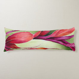 Large Hawaiian Plant Body Pillow Kroppskudde