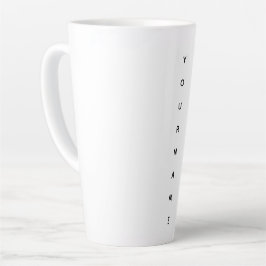 Large latte mug