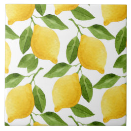Large lemons Ceramic Tile/coaster Ceramic Tile Kakelplatta