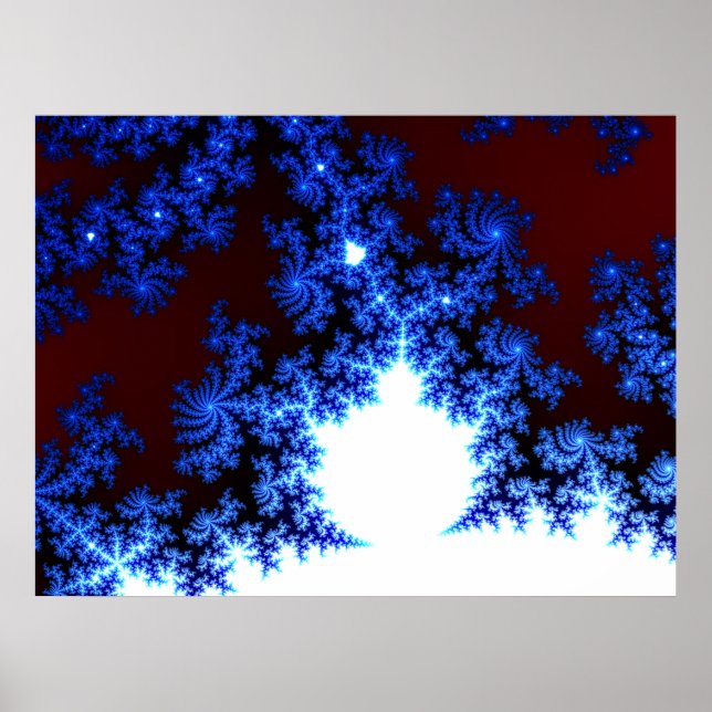 Large Mandelbrot Fractal Poster (Framsidan)