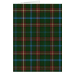 Large Manitoba tartan Hälsningskort