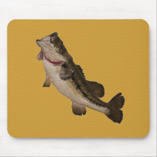 Large Mouth Bass Mousepad Musmatta