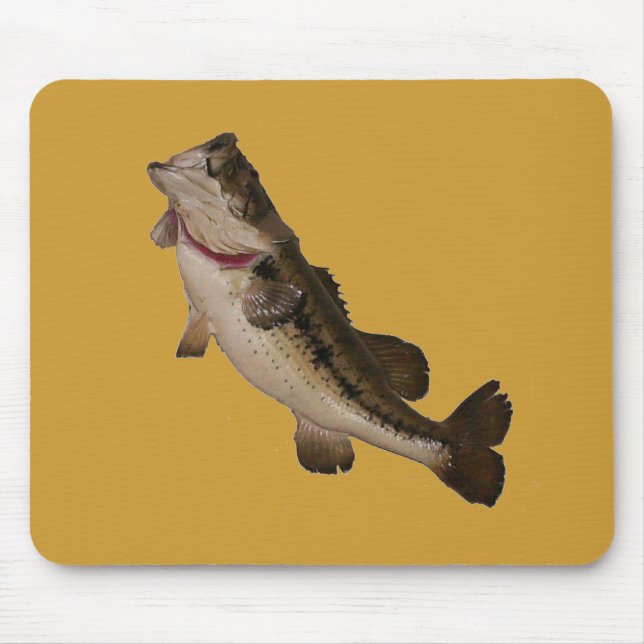 Large Mouth Bass Mousepad Musmatta (Framsidan)