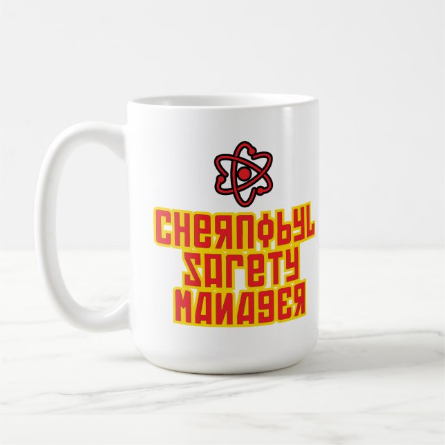 Large Mug - Chernobyl Safety Manager Kaffemugg (Vänster)