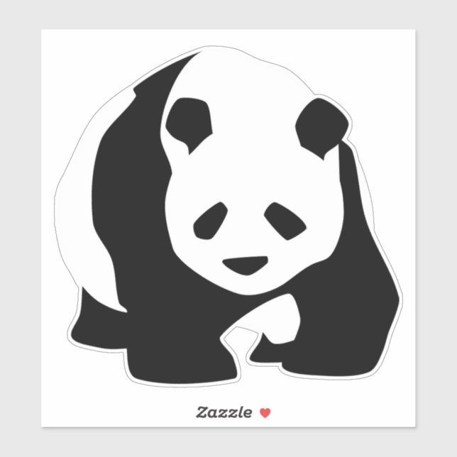 Large Panda Sticker Klistermärken (Ark)