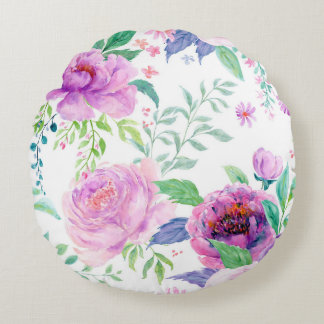 Large Peony Rund Kudde