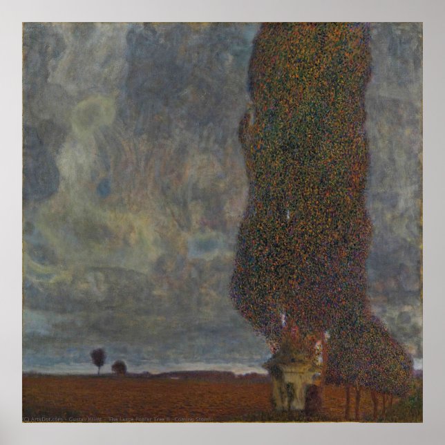 Large Poplar II - Gustav Klimt (1903) Poster (Framsidan)