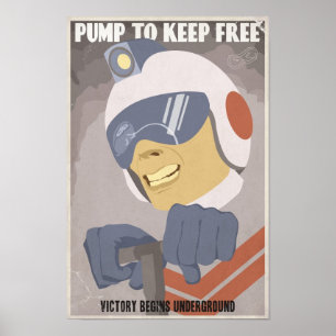 Large - poster av Arcade-spelpropaganda