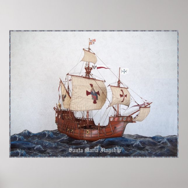 Large Santa Maria Flagship Poster (Framsidan)