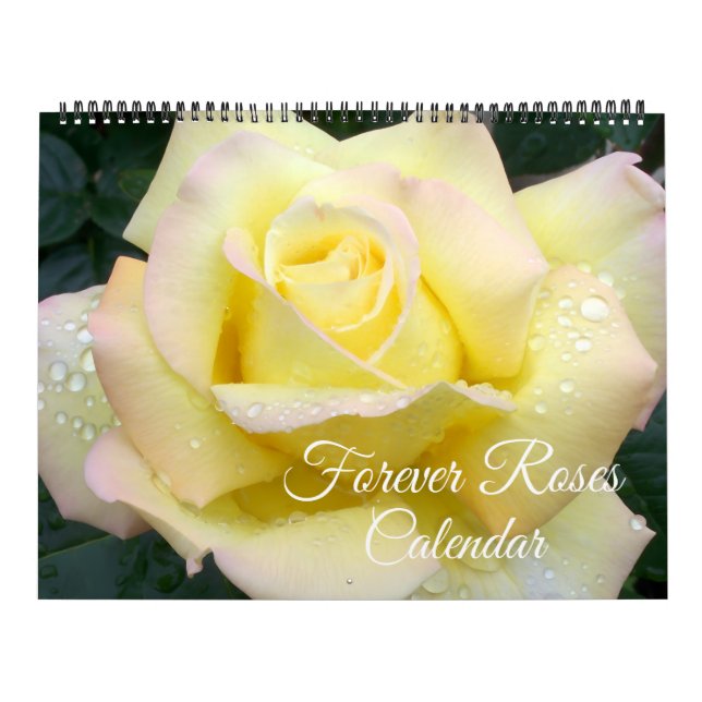 Large Size Forever Roses Calendar Kalender (Omslag)
