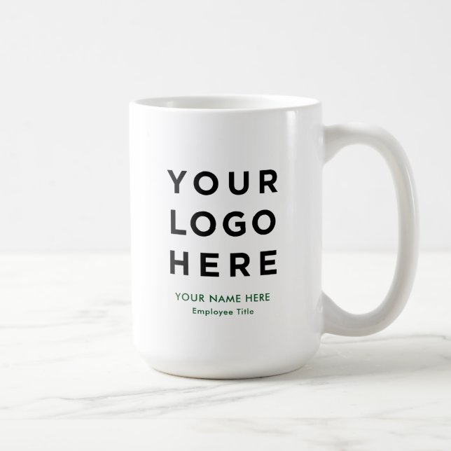 Large Staff Employee Mug Custom Name Company Logo Kaffemugg (Höger)