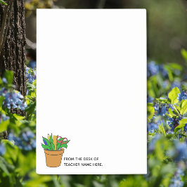 Large Teacher Post-Its with Name Personalization  Post-it Block