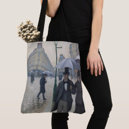 Large Tote "Paris Street Rainy Day" av Caillebotte Tygkasse