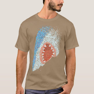 Large Weisser Hai Haie Hailebrhater T Shirt
