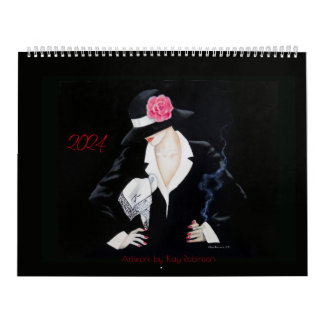 LargeCalendar med två sidor, vit kalender