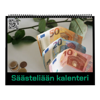 LargeCalendar med två sidor, vit kalender