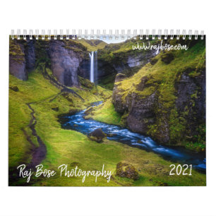 LargeCalendar med två sidor, vit kalender