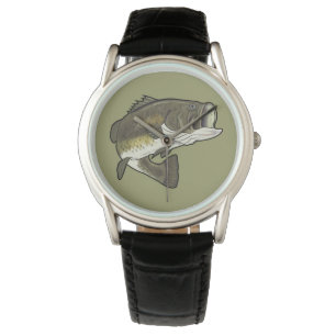 Largemouth bas armbandsur