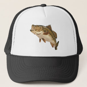 Largemouth bas- hatt truckerkeps