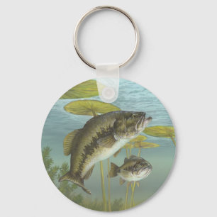 Largemouth bas- Keychain Nyckelring