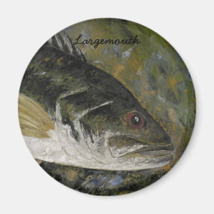 Largemouth bas magnet