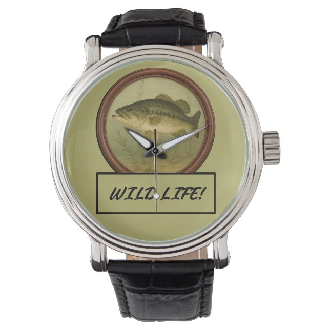 Largemouth Bass eWatch Watch Armbandsur (Framsida)