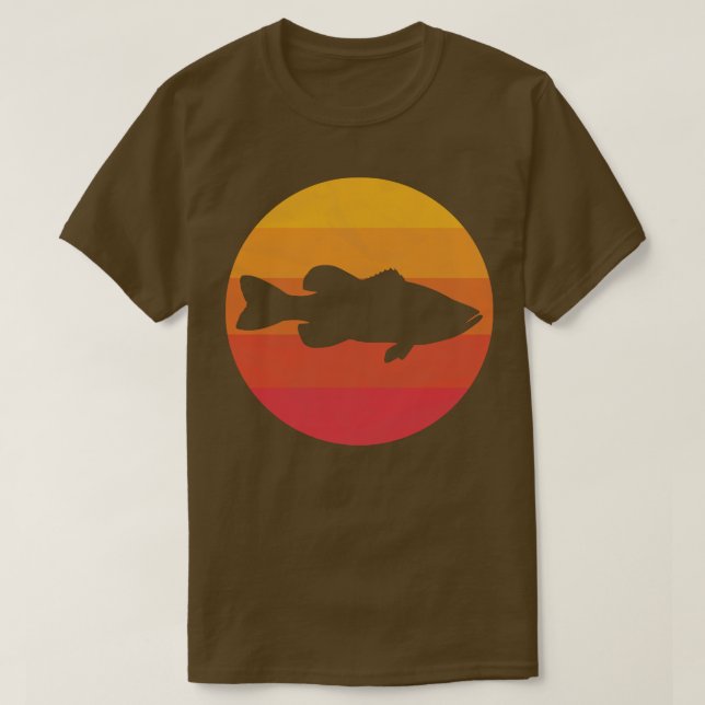 Largemouth Bass Fish T Shirt (Design framsida)