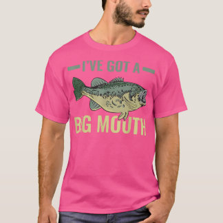 Largemouth Bass Fishing Humor för Fishermen Fisher T Shirt