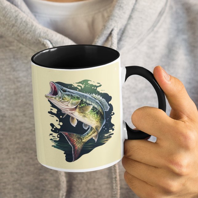 Largemouth Bass Fishing Mugg (Skapare uppladdad)