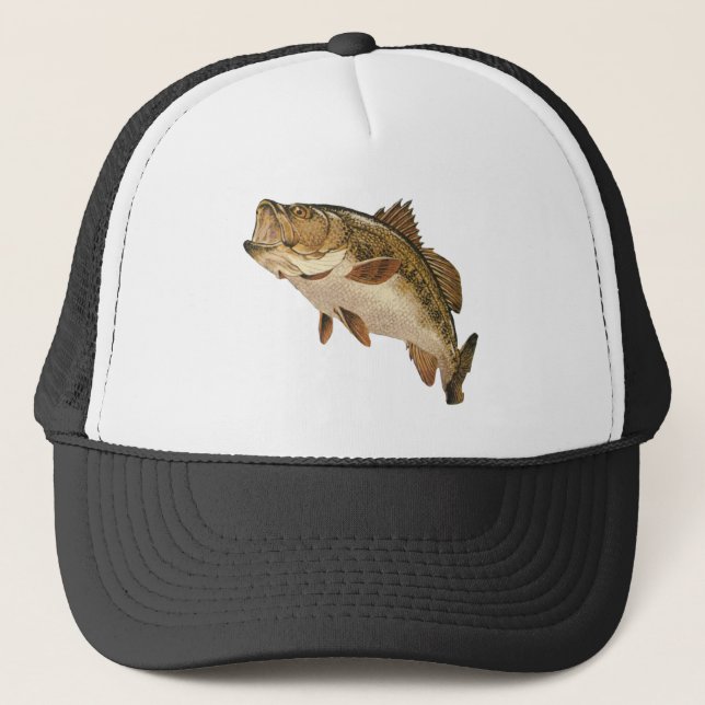 Largemouth Bass Hat Truckerkeps (Framsida)