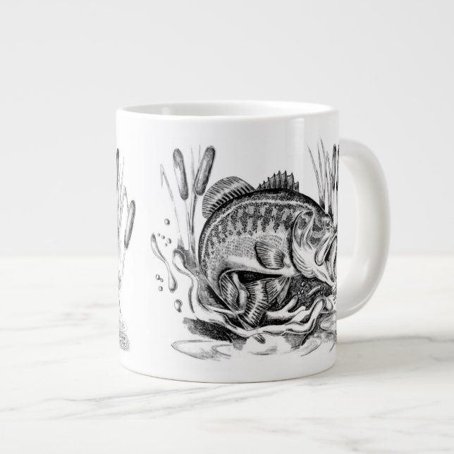 Largemouth Bass Jumbo Mugg (Framsida höger)