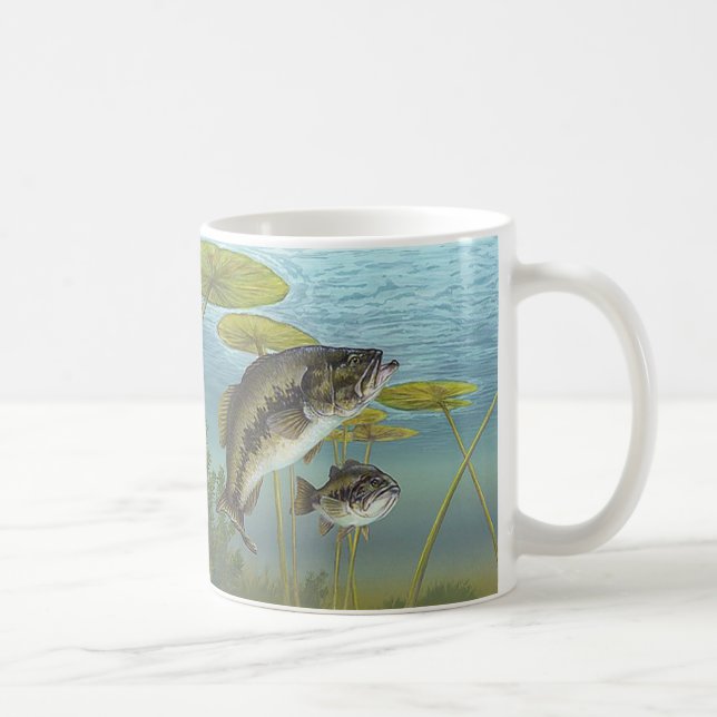 Largemouth Bass Kaffemugg (Höger)