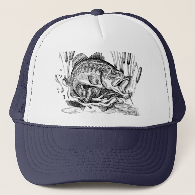 Largemouth bass keps (Framsida)