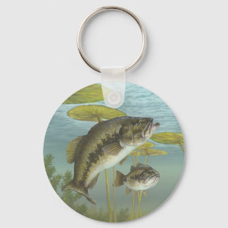 Largemouth Bass Keychain Nyckelring