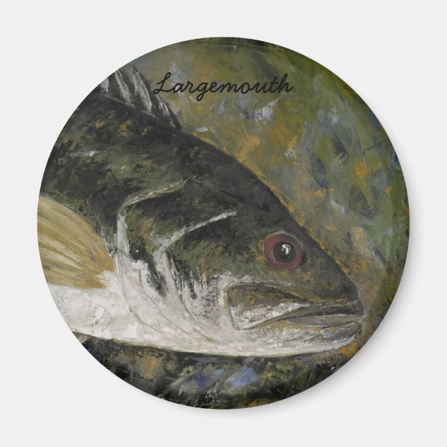 Largemouth Bass Magnet (Framsidan)