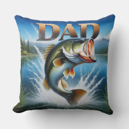 Largemouth Bass Pappa Kudde