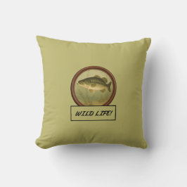 Largemouth Bass Pillows Kudde