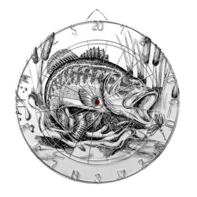 Largemouth bass piltavla (Framsidan)