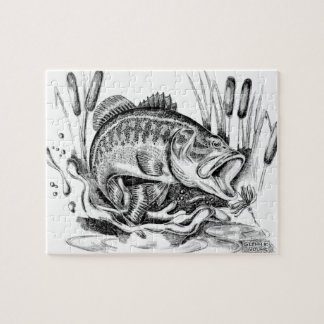 Largemouth bass pussel