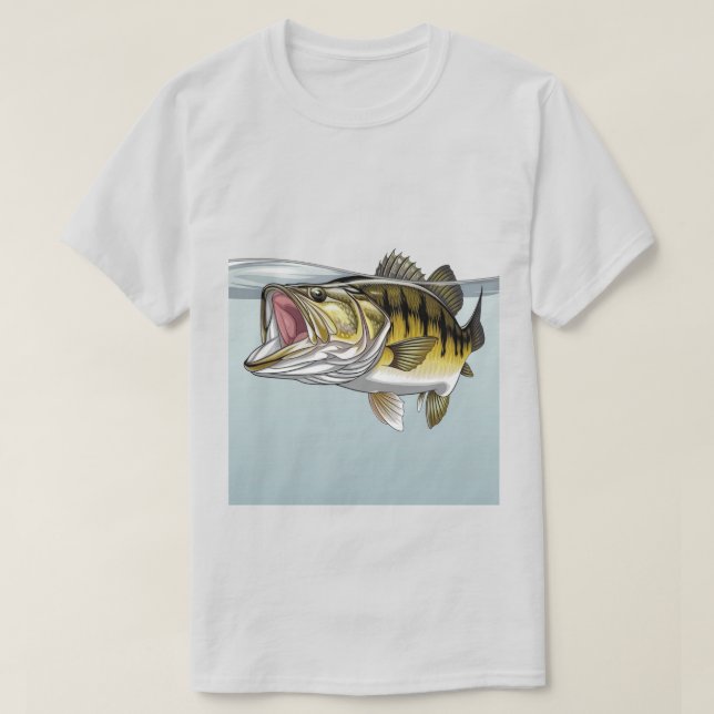 Largemouth bass t shirt (Design framsida)
