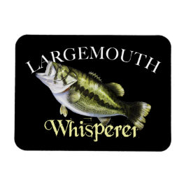 Largemouth Bass Whisperer Magnet